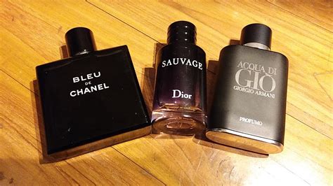 armani acqua di gio profumo vs bleu de chanel